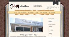 Desktop Screenshot of 4playadultstore.com.au